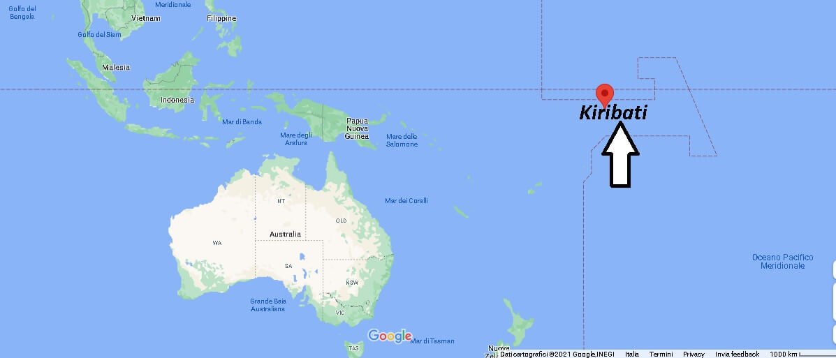 Dove si trova Kiribati