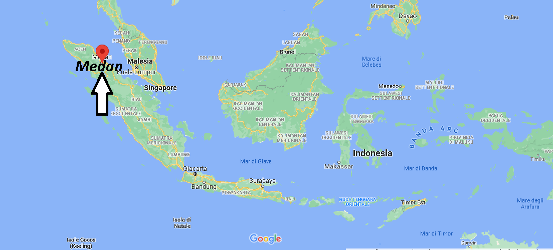 Dove si trova Medan