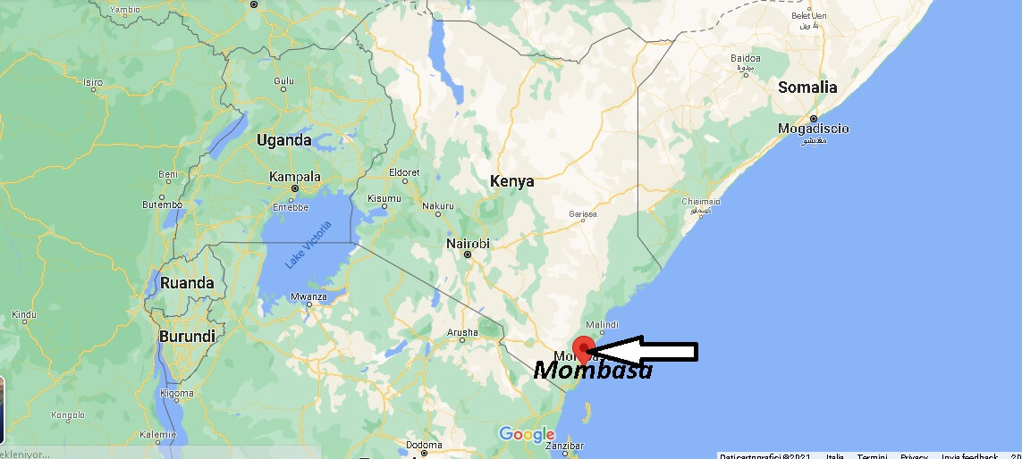 Dove si trova Mombasa