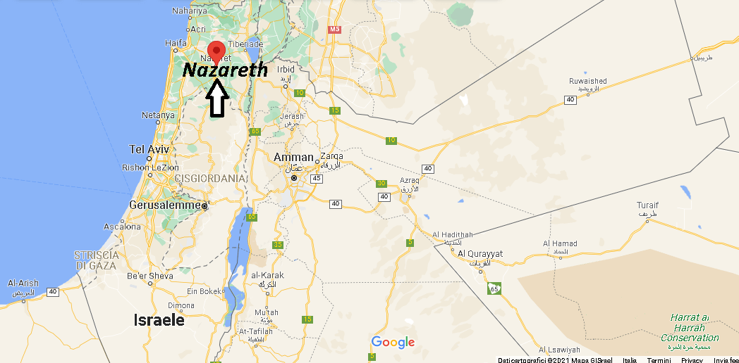 Dove si trova Nazareth