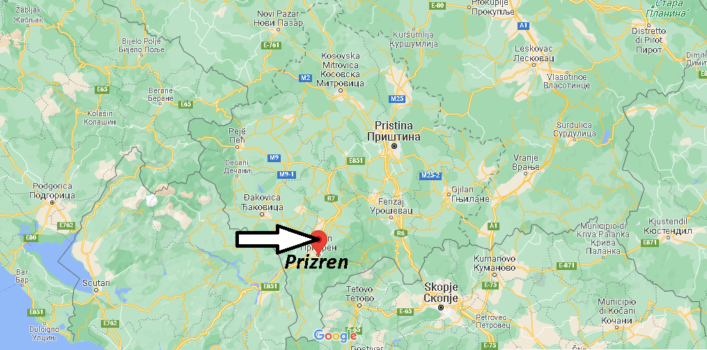 Dove si trova Prizren