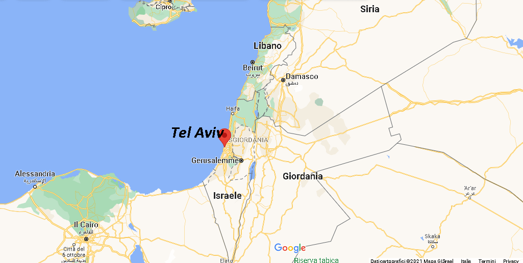Dove si trova Tel Aviv