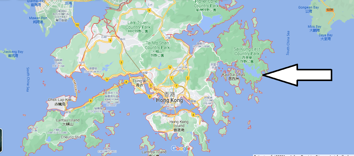 Dove si trova il porto di Hong Kong