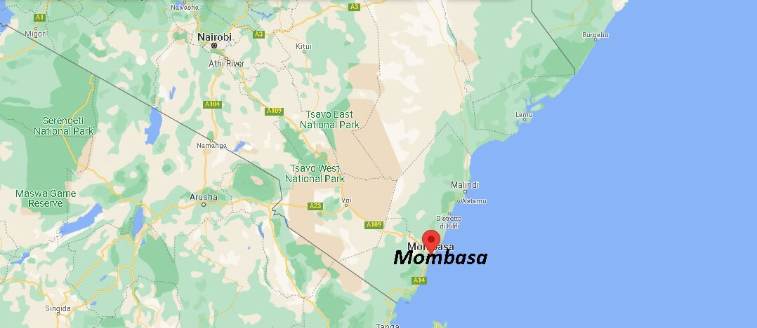 La città di Mombasa