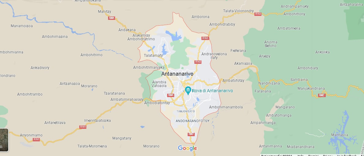 Cartina Antananarivo