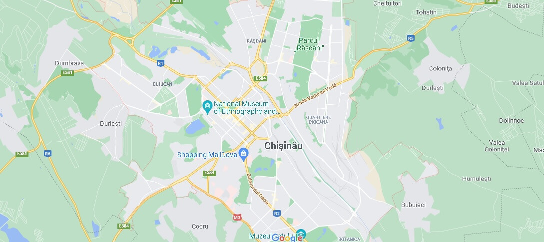 Cartina Chisinau