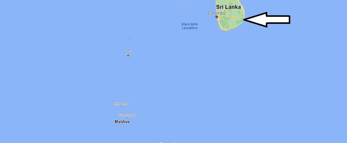 Cartina Maldivas
