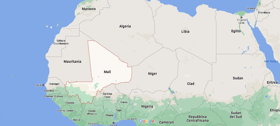 Cartina Mali