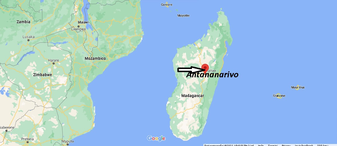 Dove si trova Antananarivo