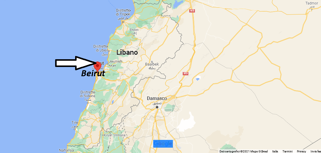 Dove si trova Beirut