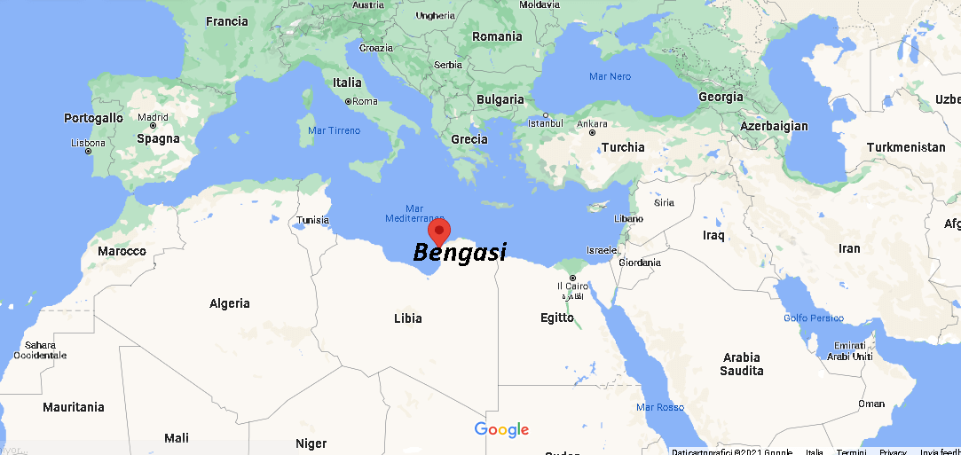 Dove si trova Bengasi