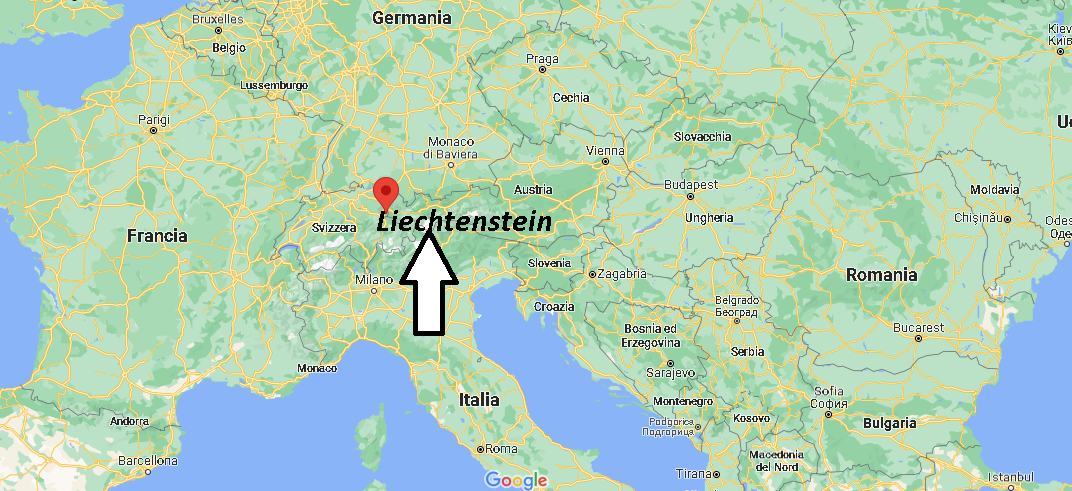 Dove si trova Liechtenstein