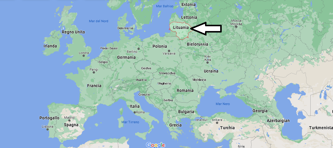 Dove si trova Lituania