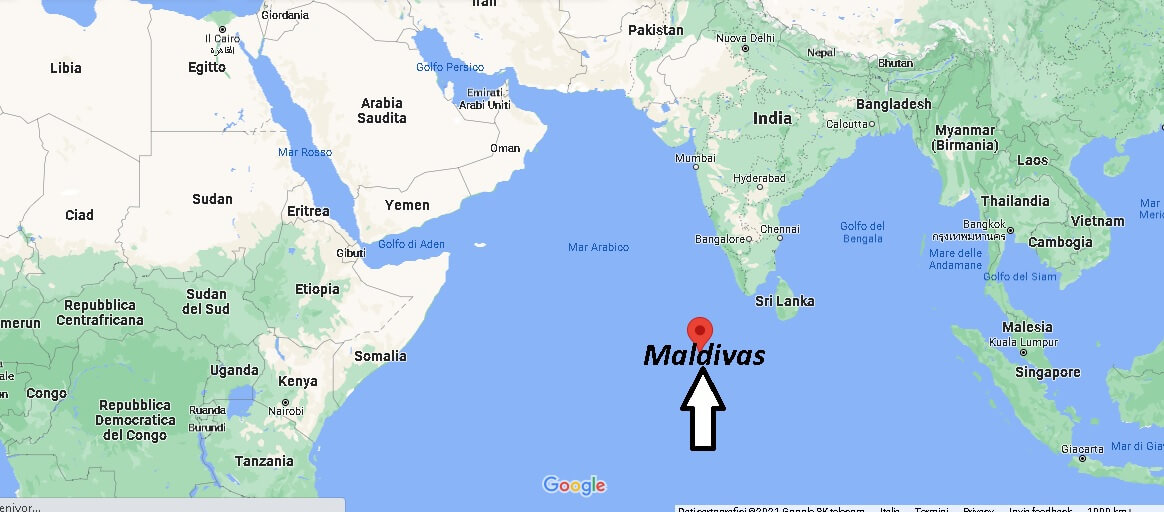 Dove si trova Maldivas