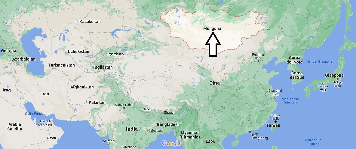 Dove si trova Mongolia