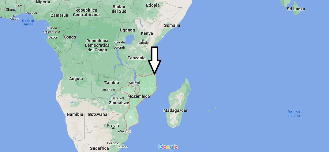 Dove si trova Mozambico