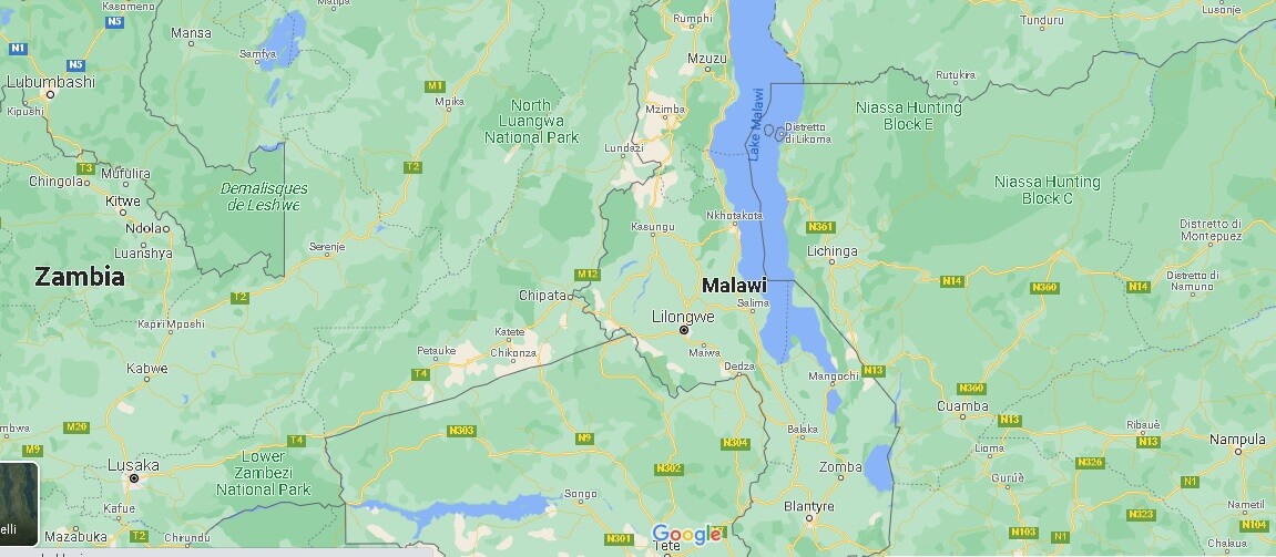 Dove si trova il Malawi