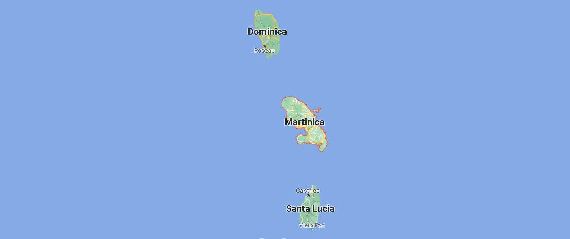Dove si trova la Martinique francese