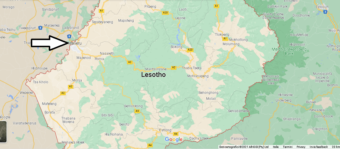 Qual è la capitale del Lesotho