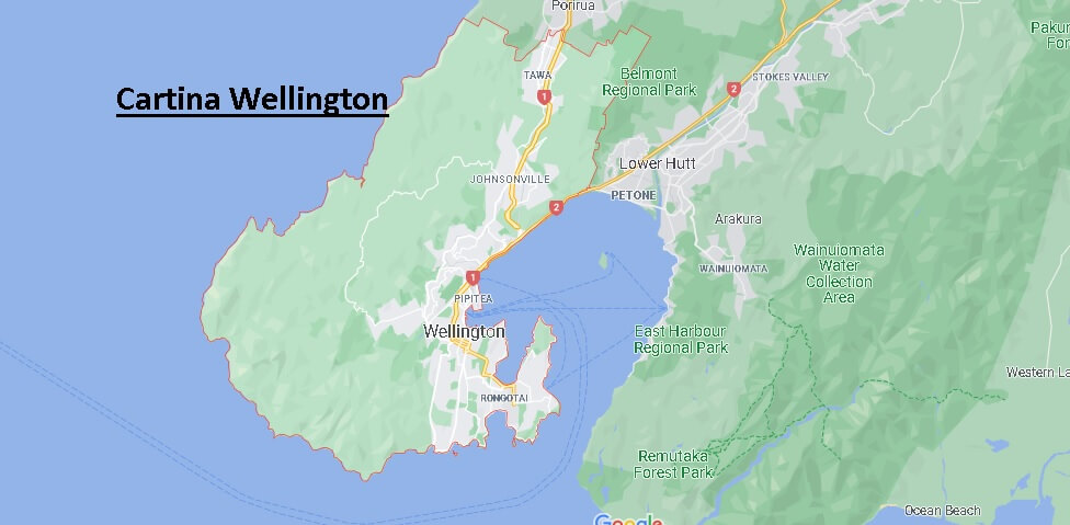 Cartina Wellington