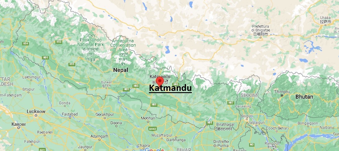 Dove si trova Katmandu
