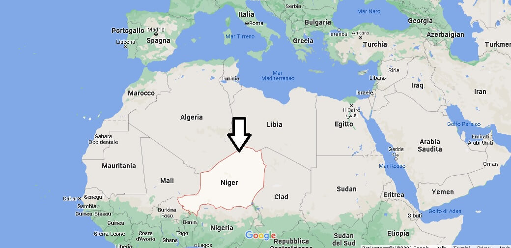 Dove si trova Niger
