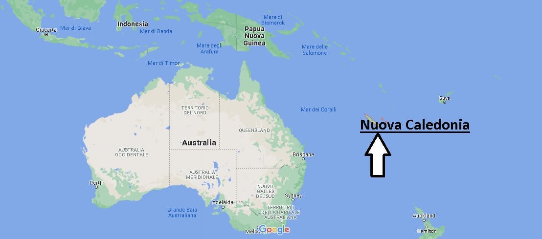 Dove si trova Nuova Caledonia