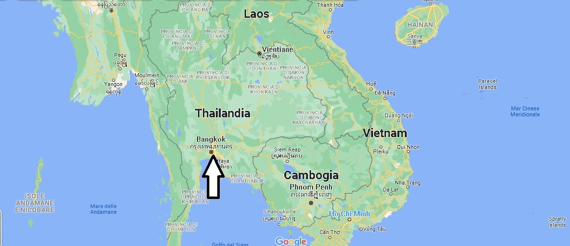Dove si trova Bangkok