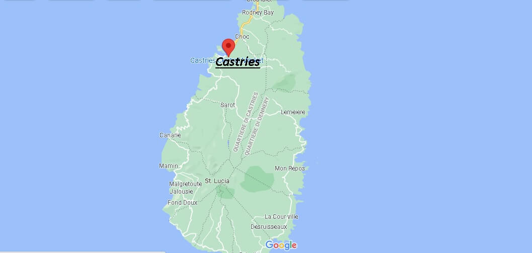 Dove si trova Castries