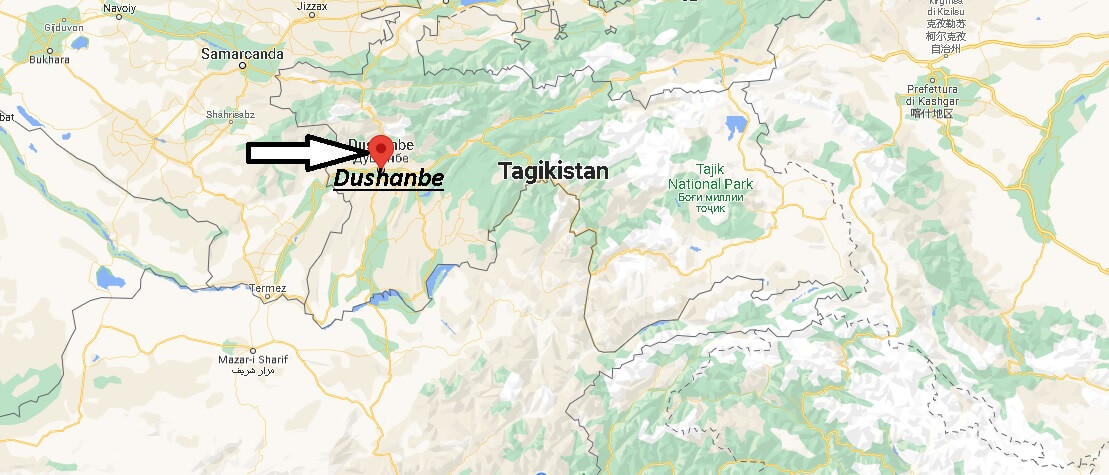Dove si trova Dushanbe