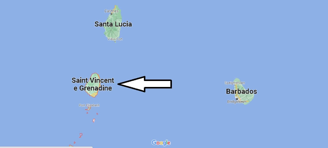 Dove si trova Isola Saint Vincent