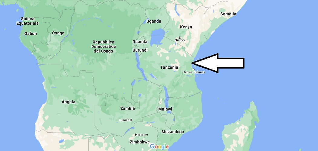 Dove si trova La Tanzania