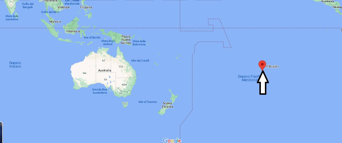 Dove si trova L'isola Pitcairn