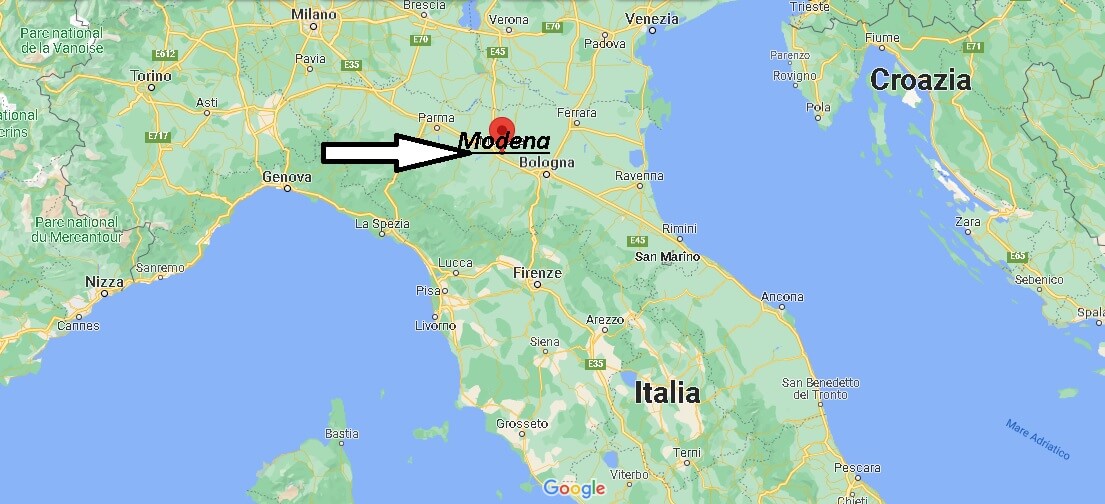 Dove si trova Modena