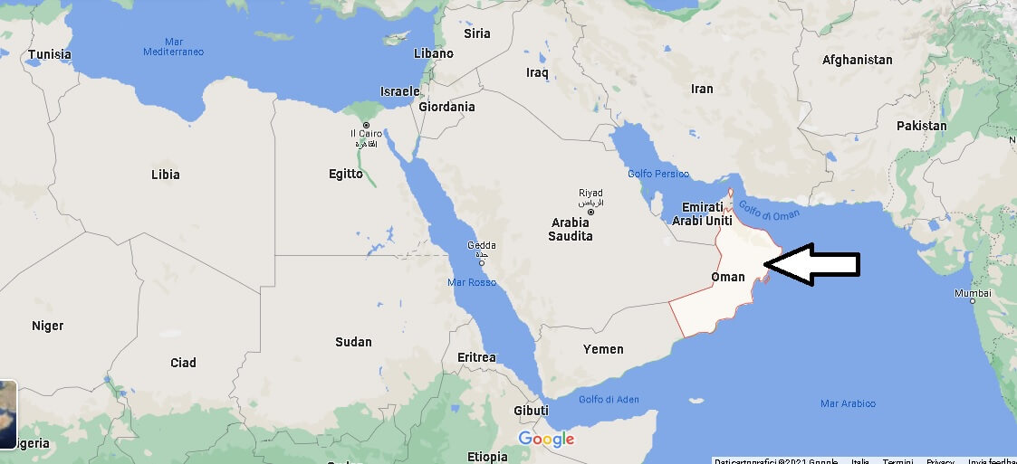 Dove si trova Oman