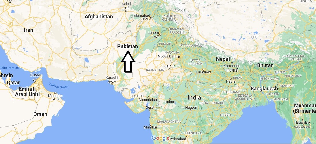 Dove si trova Pakistan