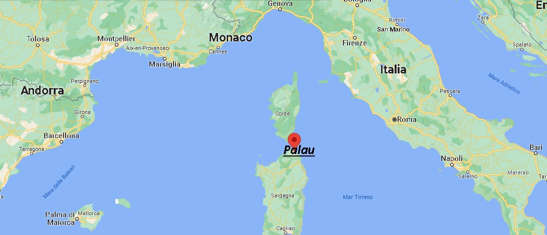 Dove si trova Palau
