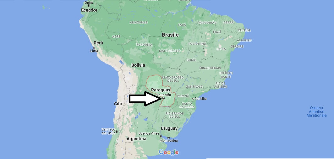 Dove si trova Paraguay