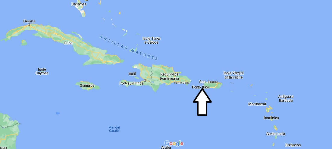 Dove si trova Porto Rico