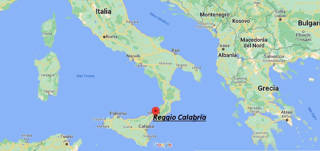 Dove si trova Reggio Calabria