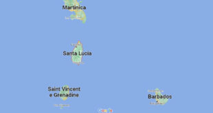 Dove si trova Saint Lucia