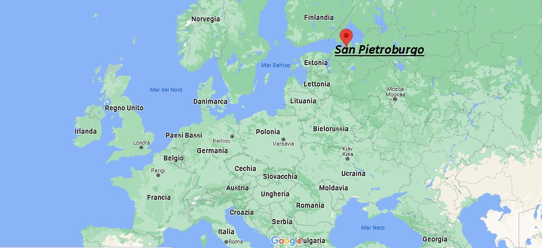 Dove si trova San Pietroburgo
