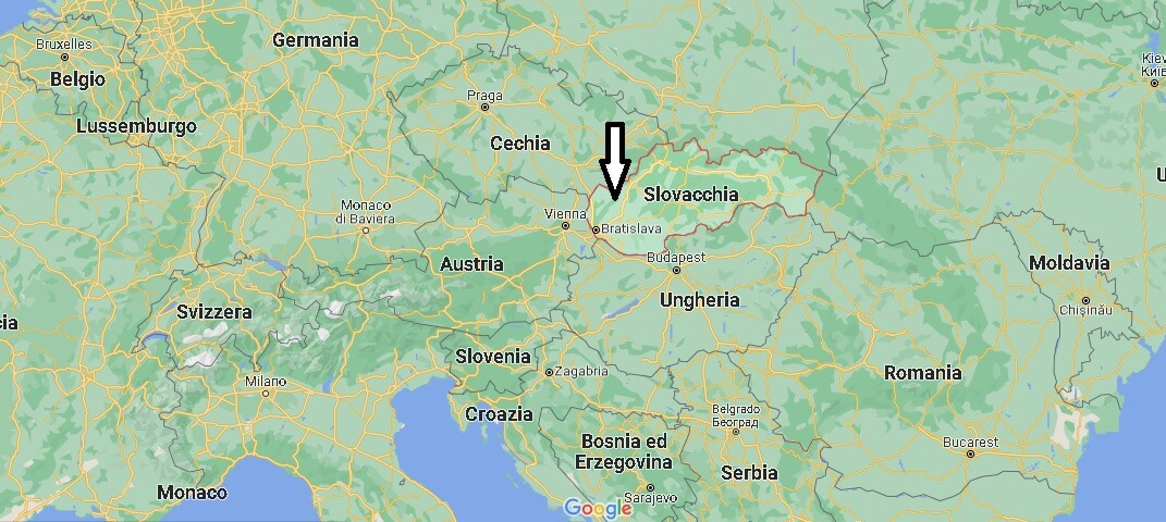 Dove si trova Slovacchia