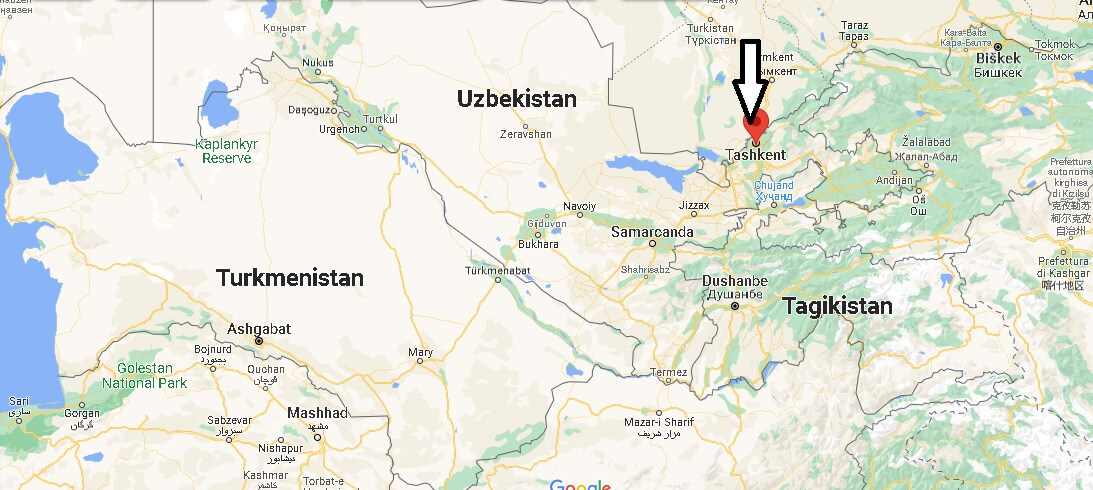Dove si trova Tashkent