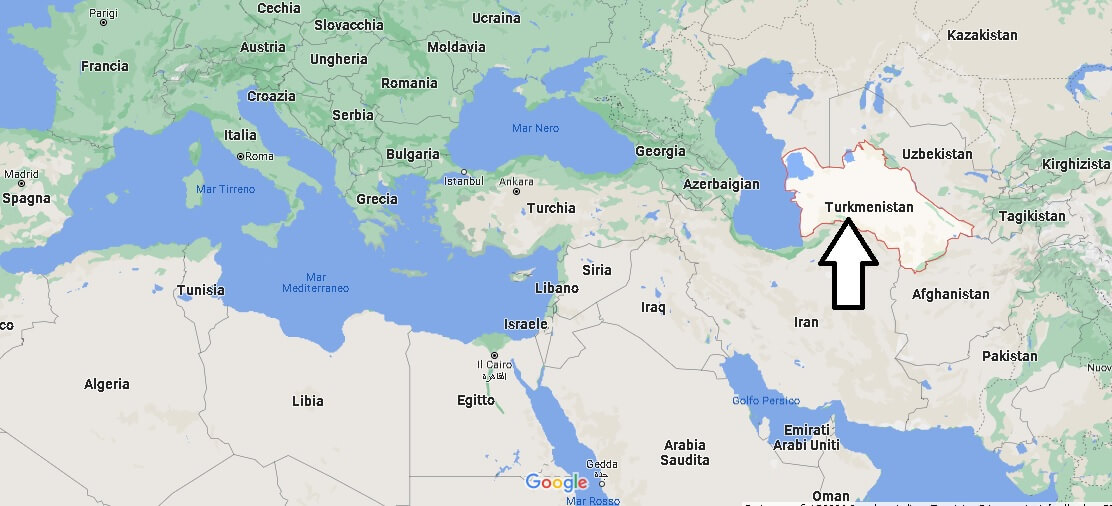 Dove si trova Turkmenistan