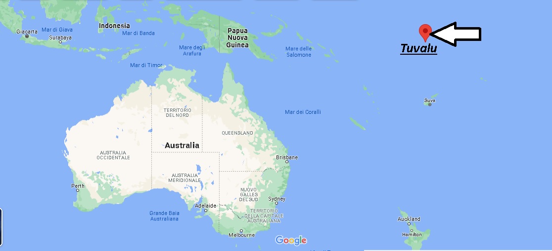 Dove si trova Tuvalu