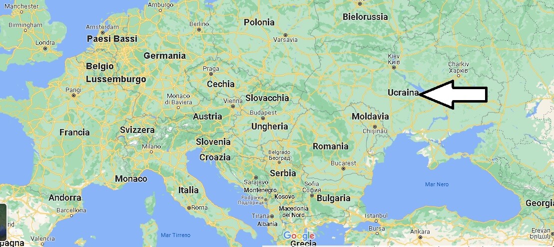 Dove si trova Ucraina