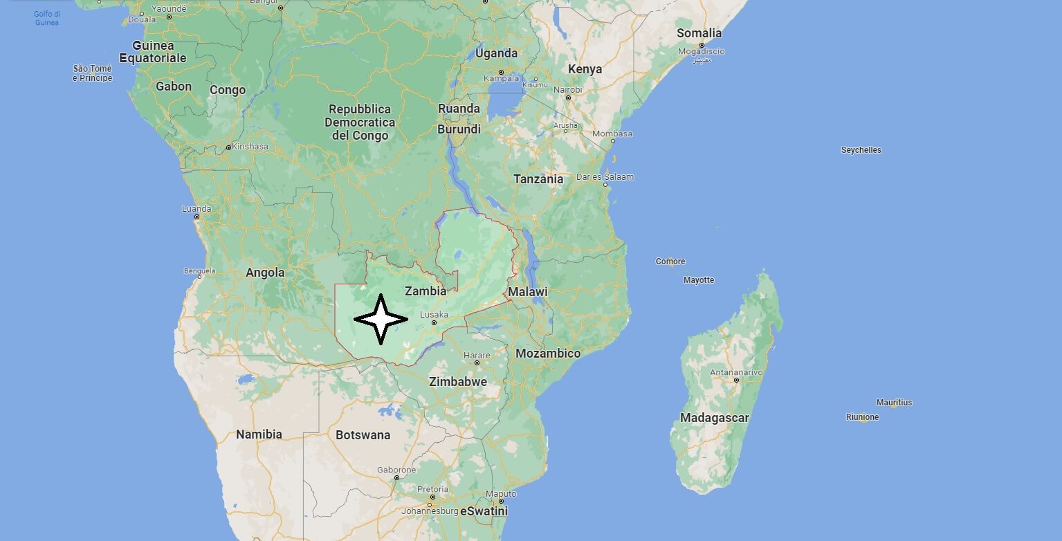 Dove si trova Zambia