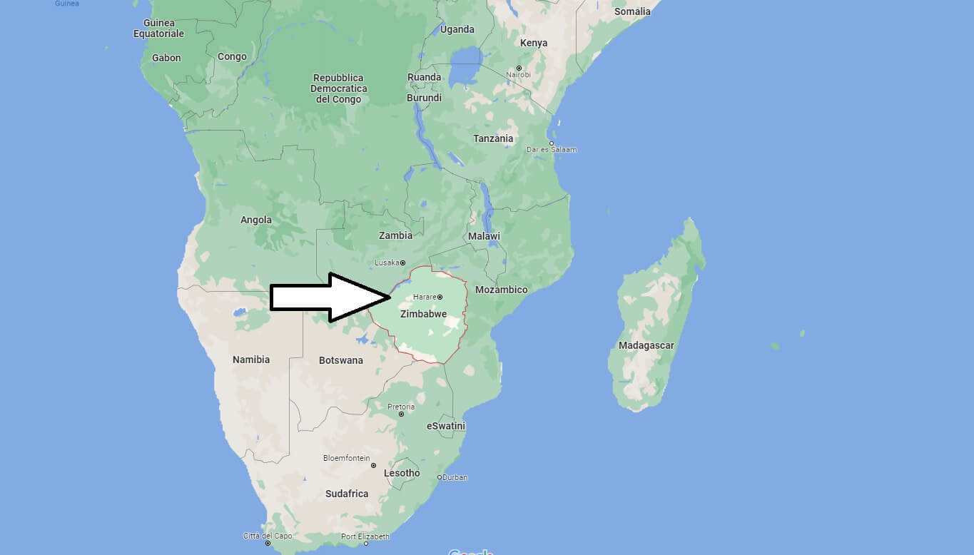Dove si trova Zimbabwe