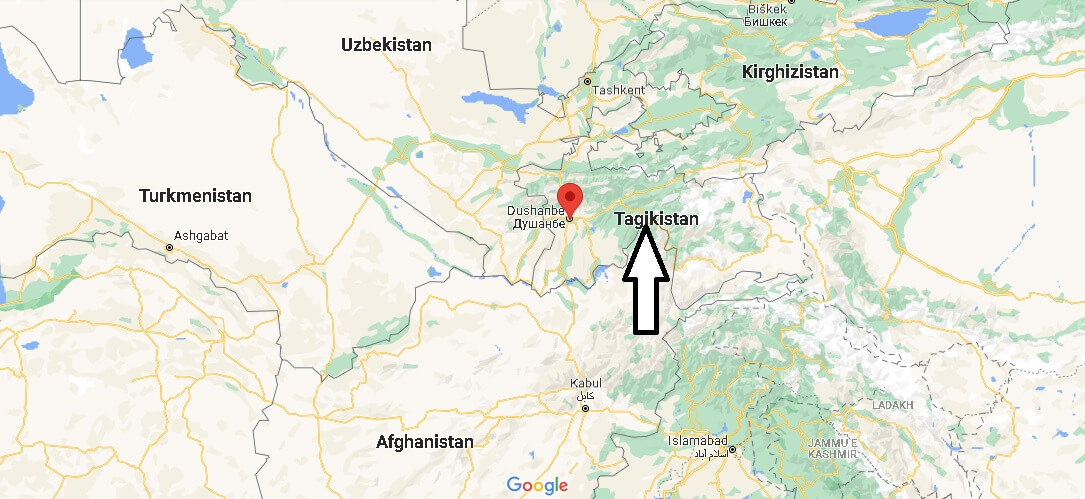 Dove si trova il Tagikistan
